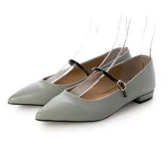 新品 [カリーノ] メリージェーン フラットシューズ CAWG42306 レディース グレー 24.0 cm