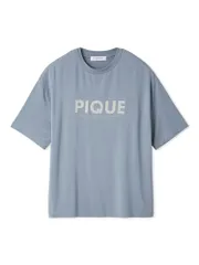 新品 [ジェラート ピケ] HOMME接触冷感レーヨンピケロゴTシャツ PMCT251954 メンズ BLU M