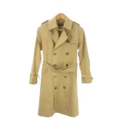 アーペーセー A.P.C. トレンチコート S ベージュ 長袖 ダブルブレスト 肩章 /AO10 ■GY99のサムネイル