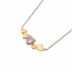 サマンサティアラ Samantha Tiara ハート ネックレス ペンダント SV925 ゴールド色