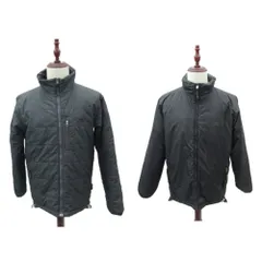 ヘリーハンセン HELLY HANSEN 中綿ジャケット ミドル丈 L 黒 ブラック スタンドカラー リバーシブル /HO32 ■GY61