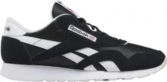 リーボック メンズ シューズ スニーカー ナイロン Reebok Mens Classic Nylon Shoes BlackWhiteWhite ホワイト