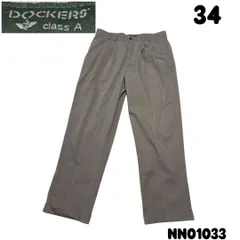 90s USA製 Dockers 2タックチノパンツリラックスフィット34　NN01033