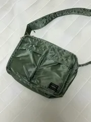 ポーター タンカー ショルダーバッグ L セージ グリーン