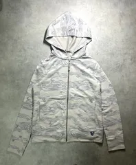 【訳あり】ユニクロ ディズニー コラボ ミッキーマウス 総柄 フルジップ パーカー レディース M グレー 希少デザイン 刺繍 部屋着 羽織り カジュアル UNIQLO Disney Mickey Mouse