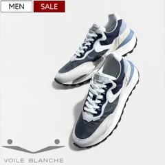 【定価69,300円(税込)】VOILE BLANCHE ボイルブランシェ 上品かつ爽やかな１足！レザーコンビネーションスニーカー【QWARK HYPE MAN-クオークハイプマン-】 アトランティックスターズを凌ぐ人気ブランド！ 靴 シューズ ライトグレー×