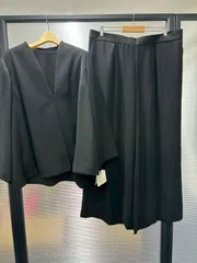 新品 NINA GRACE ニナグレース フォーマル セットアップ LL ブラック 3点セット 洗える