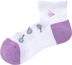 ダンロップ DUNLOP テニス レディスソックス   ショート   TPO6642W 003 ホワイト