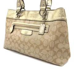 COACH y2k signature tote bag PVC handbag コーチ シグネチャー ハンドバッグ