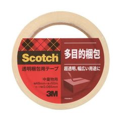 〔まとめ〕 スリーエム ジャパン 透明梱包用テープ 313 1PN 〔×10セット〕