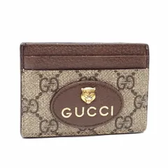 グッチ(Gucci) グッチ カードケース ネオ ベージュ ブラウン イエロー GGスプリームキャンバス 597557  レディース メンズ