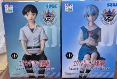 未開封) セガ エヴァンゲリオン ちょこのせ フィギュア セット(碇 シンジ/レイ)