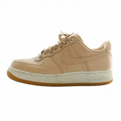 ナイキ NIKE エアフォース Air Force 1 Low 07 Premium スニーカー レザー ローカット US7 24cm ベージュ 896185-202 /XZ ■GY11