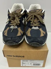 中古 New Balance 991 26cm M991DNB ニューバランス ネイビー ベージュ スニーカー 靴 【T1698-001】◆ 268のサムネイル