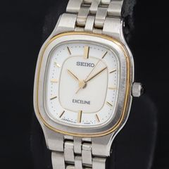 美品 セイコー エクセリーヌ 4J41-0AA0 クォーツ 10バール 腕時計