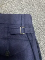 在庫整理 ポロ ラルフローレン パープルレーベル リネン グルカ ショーツ ハーフパンツ