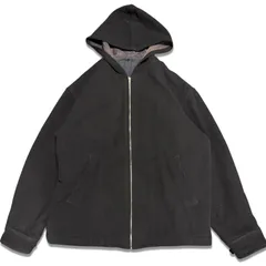 COMME des GARCONS HOMME コムデギャルソンオム　AD1988　ジップアップブルゾン　フード　カシミヤ混　80sアーカイブ　ヴィンテージ　メンズ　ブラック