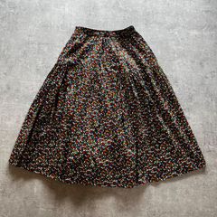 極美品】Drawer ドゥロワー フラワープリント フレアスカート 花柄 総