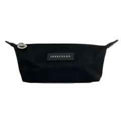 LONGCHAMP(ロンシャン) ポーチ - 黒 レザー