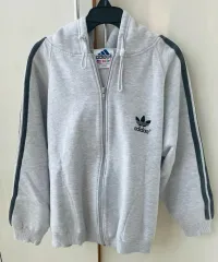 アディダス 起毛 ジップアップパーカー (レア 実物)