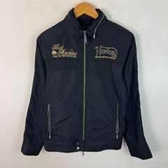 Norton ノートン ブルゾン ロゴ刺繍 ブラック Mサイズ メンズ 古着 ストリート アメカジ　Y2K