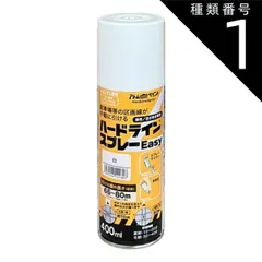 種類1：白/1 アトムハウスペイントハードラインスプレーeasy 白 / 黄400ML専用ライナー使用