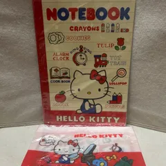 Hello  Ｋitty         NOTEBOOK  &   フラットポーチ