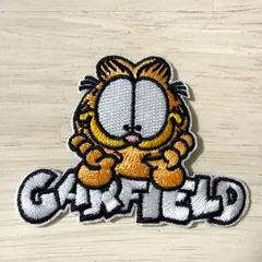 1.ガーフィールド　ワッペン　アップリケ　アメキャラ　猫