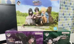 進撃の巨人 والحصار a賞 一番くじ エレン ミカサ アルミン フィギュア