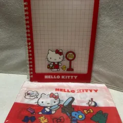 Hello  Ｋitty    リングノート　&    フラットポーチ　　　ヴィンテージ品