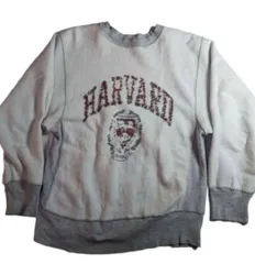 swh0588　80s　USA製チャンピオンリバースウィーブトレーナースウェットM 裏ハーバード