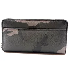 【美品✨】COACH y2k signature roundfastenerwallet コーチ シグネチャーラウンドファスナー長財布 キャンバスレザー素材 迷彩柄