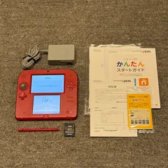 3-010 ニンテンドー2DS レッド 説明書付き