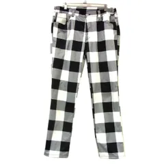 美品◆FILA GOLF フィラ ゴルフ チェック パンツ 裏フリース素材 メンズ