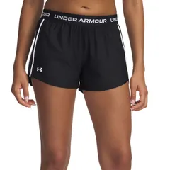 アンダーアーマー レディース ボトムス ハーフパンツ・ショーツ ショートパンツ Womens Under Armour Tech Play Up Shorts Black White ホワイト