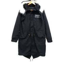 定価42,900円☆ALPHA×ジャスティンビーバー モッズコート ミリタリー メンズ M-65コート ライナー付き ブラックのサムネイル