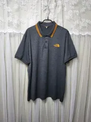 THE NORTH FACE ザノースフェイス チャコール グレー 半袖 ポロTシャツ