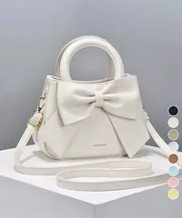 リボンハンドバッグ ミニショルダーバッグ