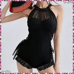 送料無料 シースルーワンピース水着 ホルターネック オールインワン水着 サイドレースアップ セクシー小胸盛れる水着 オトナ女子モノキニ 肌見せくびれ水着 韓国風みずぎ着やせ 露出控えめ 海水浴 海外旅行プール温泉 リゾート水着水遊び