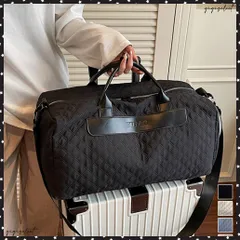 キャリーオンボストンバッグ キルティング ユニセックストラベルバッグ 大容量 斜め掛けショルダーバッグ 卒業修学旅行鞄 出張合宿バッグ 軽量肩掛け鞄 シューズ収納 機内持ち込みかばん スポーツジムバッグ お泊まり トート鞄 送料無料