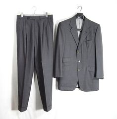 Brioni ブリオーニ カシミア混ツイード製2釦スーツ ヘリンボーン