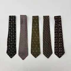 Salvatore Ferragamo サルヴァトーレ フェラガモ ネクタイ 5本 セット SET 総柄 802-0005