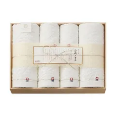 今治謹製 白織タオル タオルセット(木箱入) B1145535