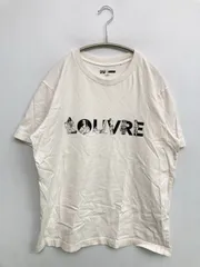 UNIQLO ユニクロ Tシャツ/カットソー S ホワイト 前面プリント ブランドロゴ ミドル丈 半袖 クルーネック(丸首)