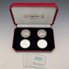 1996年アトランタオリンピック コインセット 金貨、銀貨、銅貨4枚