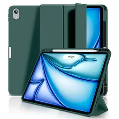 2022/2020年 10.9インチ カバー Pencil 第5/4世代 Proペン収納 Air Apple Air Pencil2 iPad ワイヤレス充電対応 iPad オートスリープ/ウェイク機能対応 2025/2024 ソフト M3/M2 TPU ケー