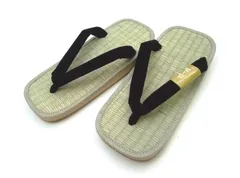 紳士用 日本製 たたみ 表 雪駄 スポンジ底（ 普段履きや浴衣に！ ） いぐさ メンズ 男 [浅草きもの市] 男性 紳士 履物 下駄 サンダル 着物 ゆかた い草 たたみ