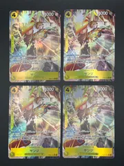 ワンピースカード　サンジ　R　パラレル　EB04-052　4枚セット