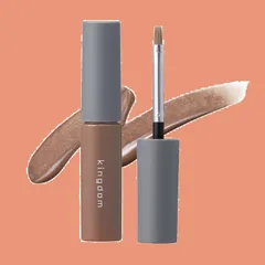 ウルトラキープ パウダリーリキッドアイブロウ ウォータープルーフで汗をかいても落ちにくい【簡単&時短】キングダム 眉尻までしっかり描ける！3g(ナチュラルブラウン) ふんわり眉毛がこれ1本で完成！ キングダム＼ＫＩＮＧＤＯＭ