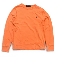 POLO RALPH LAUREN ポロラルフローレン イエロータグ クルーネック 長袖Tシャツ サイズM メンズ 現行モデル ヴィンテージ加工